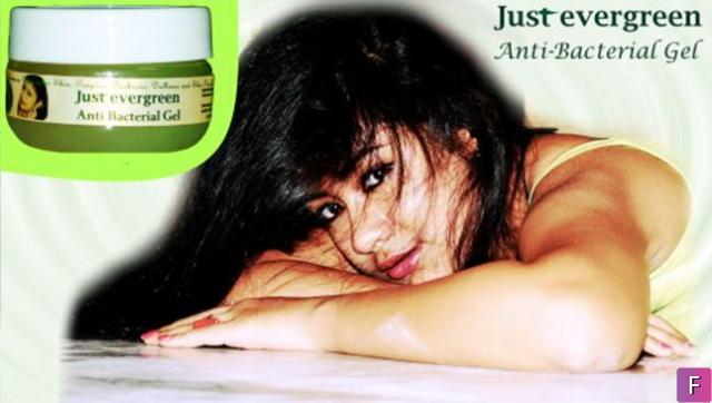 Just evergreen Anti-Bacterial Gel. Purely Herbal Product.