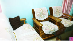 Sofa 5 Seater made of Teak Wood and is Comfortable